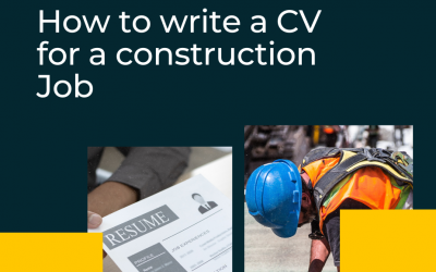 How to write a construction worker CV